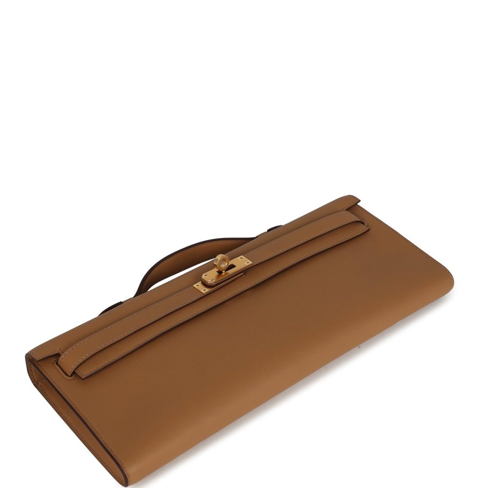 Hermes Kelly Cut Biscuit Swift Gold Hardware - Image 6