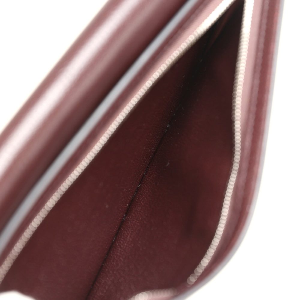 Hermes Kelly Pocket Long Wallet Rouge Sellier Chevre Chamkila Electrum Hardware - Image 10