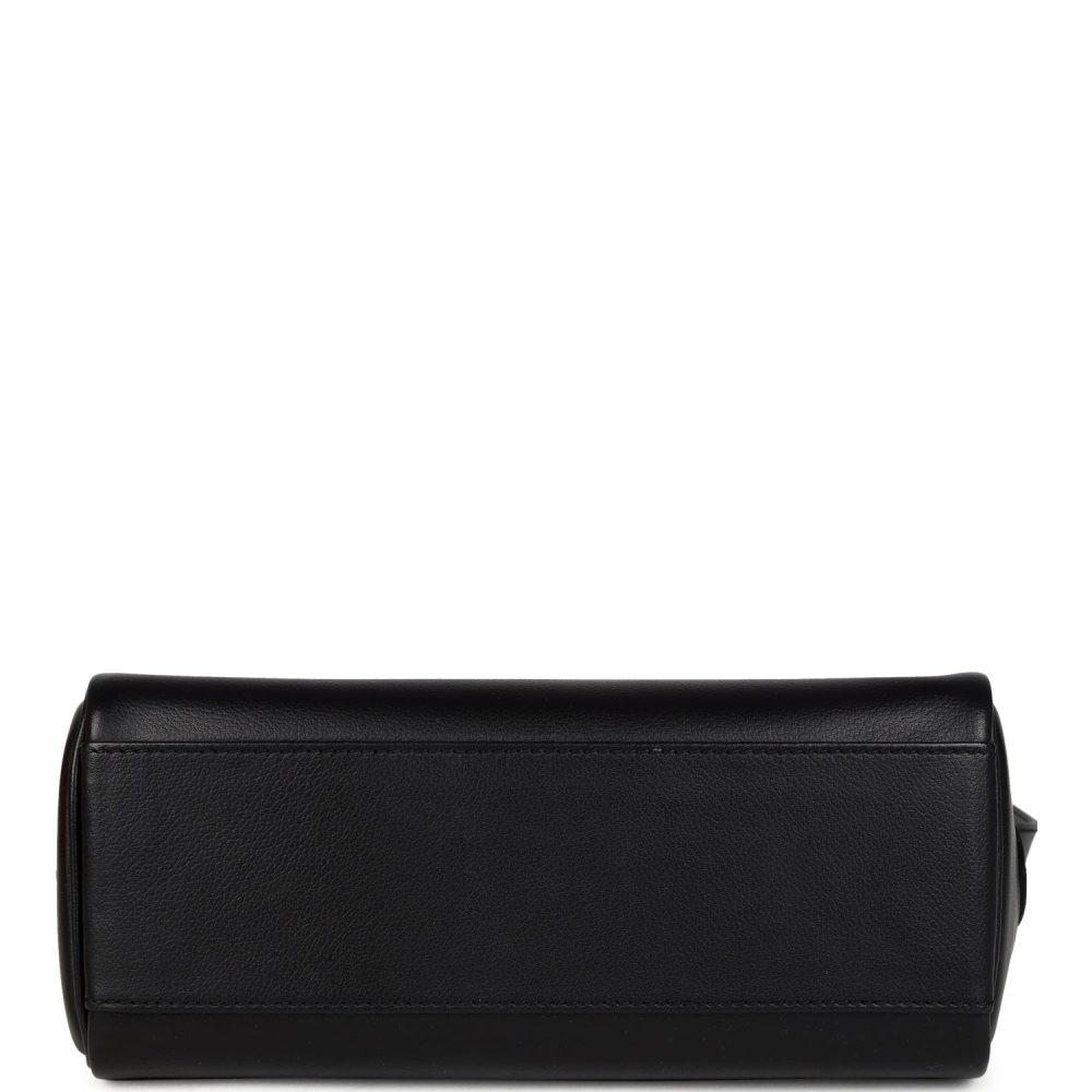 Hermes Kelly Messenger PM Black Evergrain Palladium Hardware - Image 7