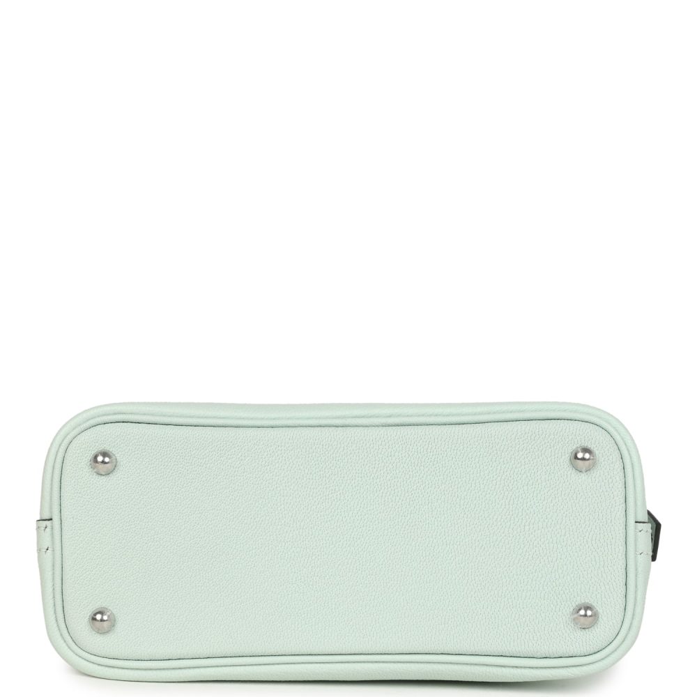 Hermes 1923 Bolide MiniVert Peppermint Chevre Mysore Palladium Hardware - Image 6