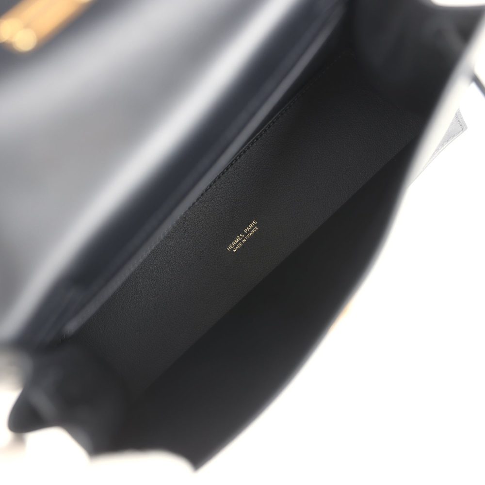 Hermes Kelly Danse Black Swift Gold Hardware - Image 8