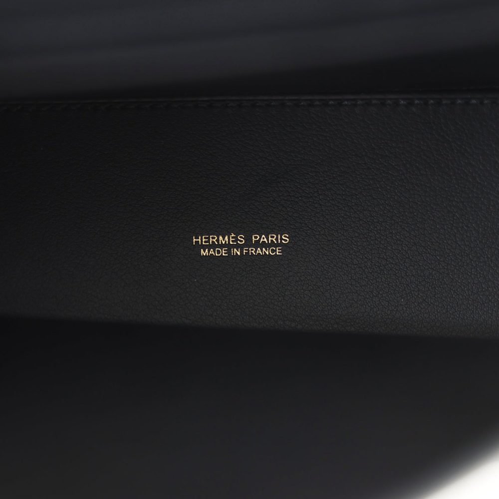Hermes Kelly Danse Black Swift Gold Hardware - Image 9