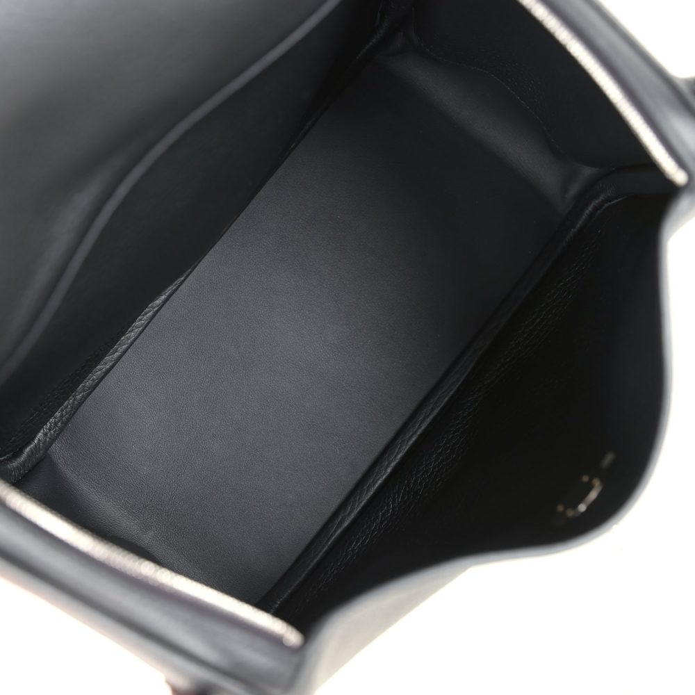 Hermes Lindy 26 Black Clemence Palladium Hardware - Image 9