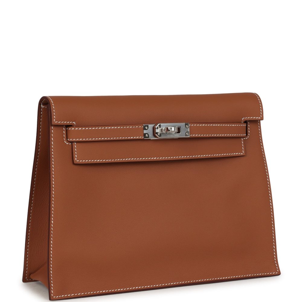 Hermes Kelly Danse Gold Swift Palladium Hardware - Image 2