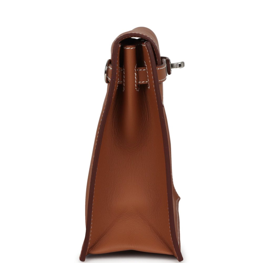 Hermes Kelly Danse Gold Swift Palladium Hardware - Image 3