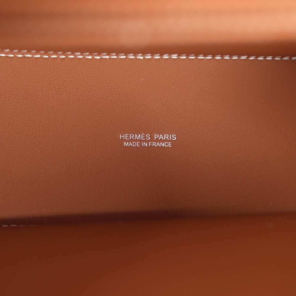 Hermes Kelly Danse Gold Swift Palladium Hardware - Image 9