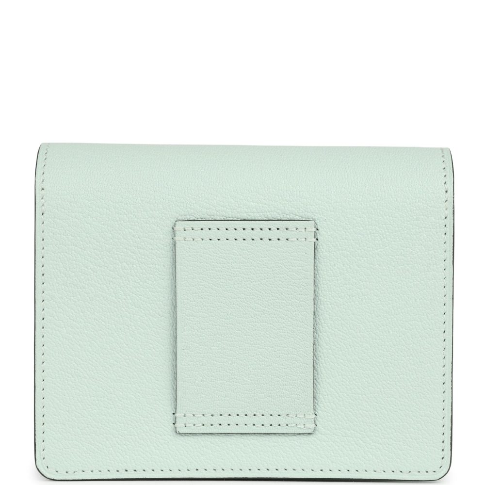 Hermes Roulis Slim Wallet Vert Fizz Chevre Palladium Hardware - Image 4