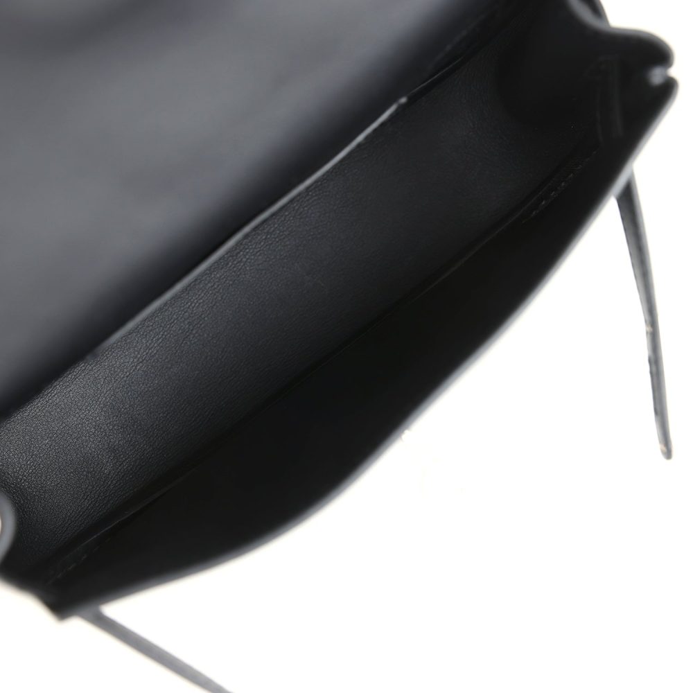 Hermes Kelly Moove Black Swift Palladium Hardware - Image 10