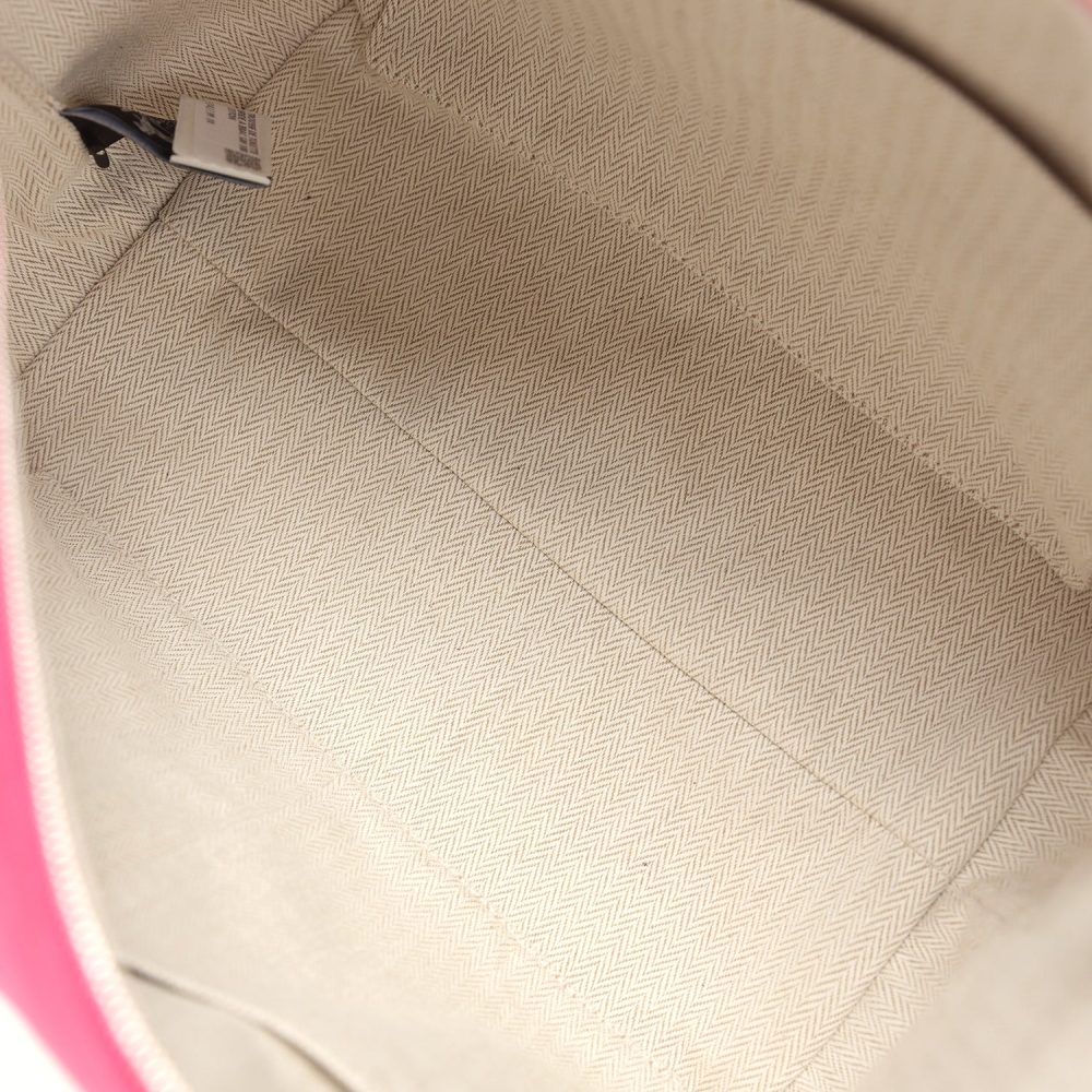 Hermes Bride A Brac Carre Case GM Hibiscus Canvas Palladium Hardware - Image 9