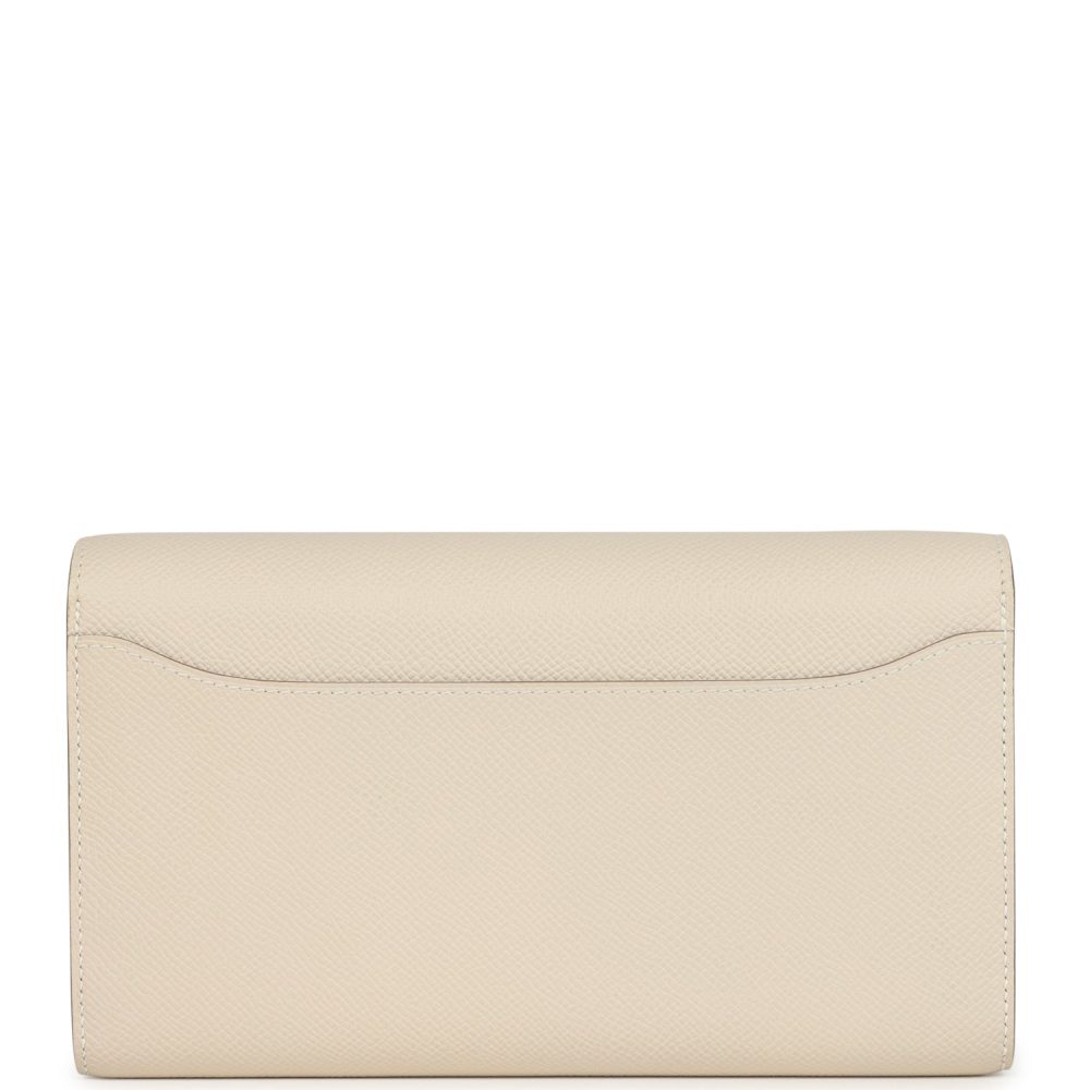 Hermes Constance To Go Wallet Craie Epsom Gold Hardware - Image 4