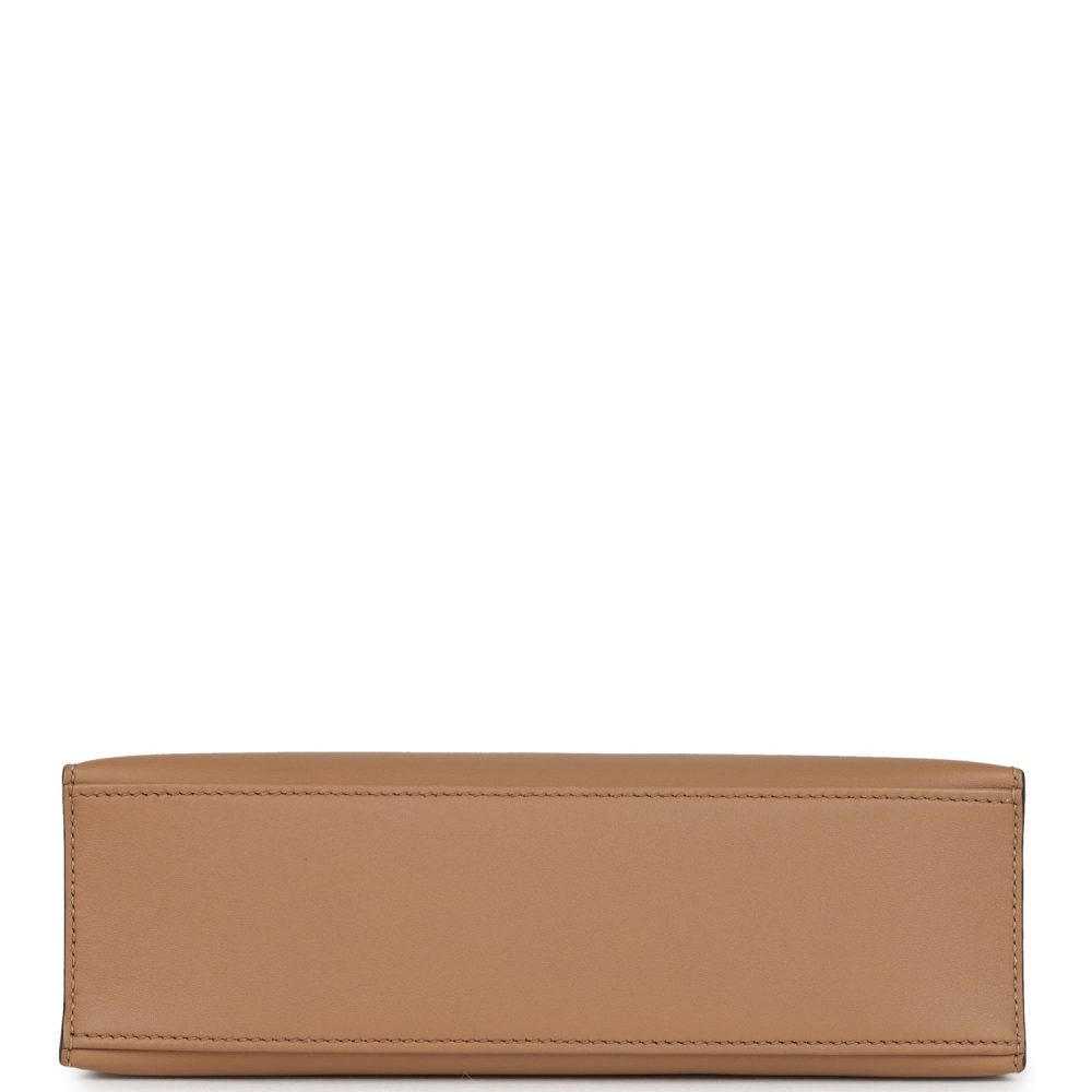 Hermes Kelly Pochette Chai Swift Gold Hardware - Image 6