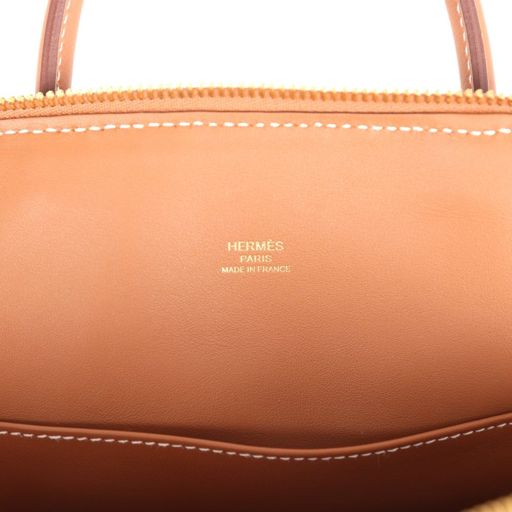 Hermes 1923 Bolide 25 Gold Evercolor Gold Hardware - Image 8