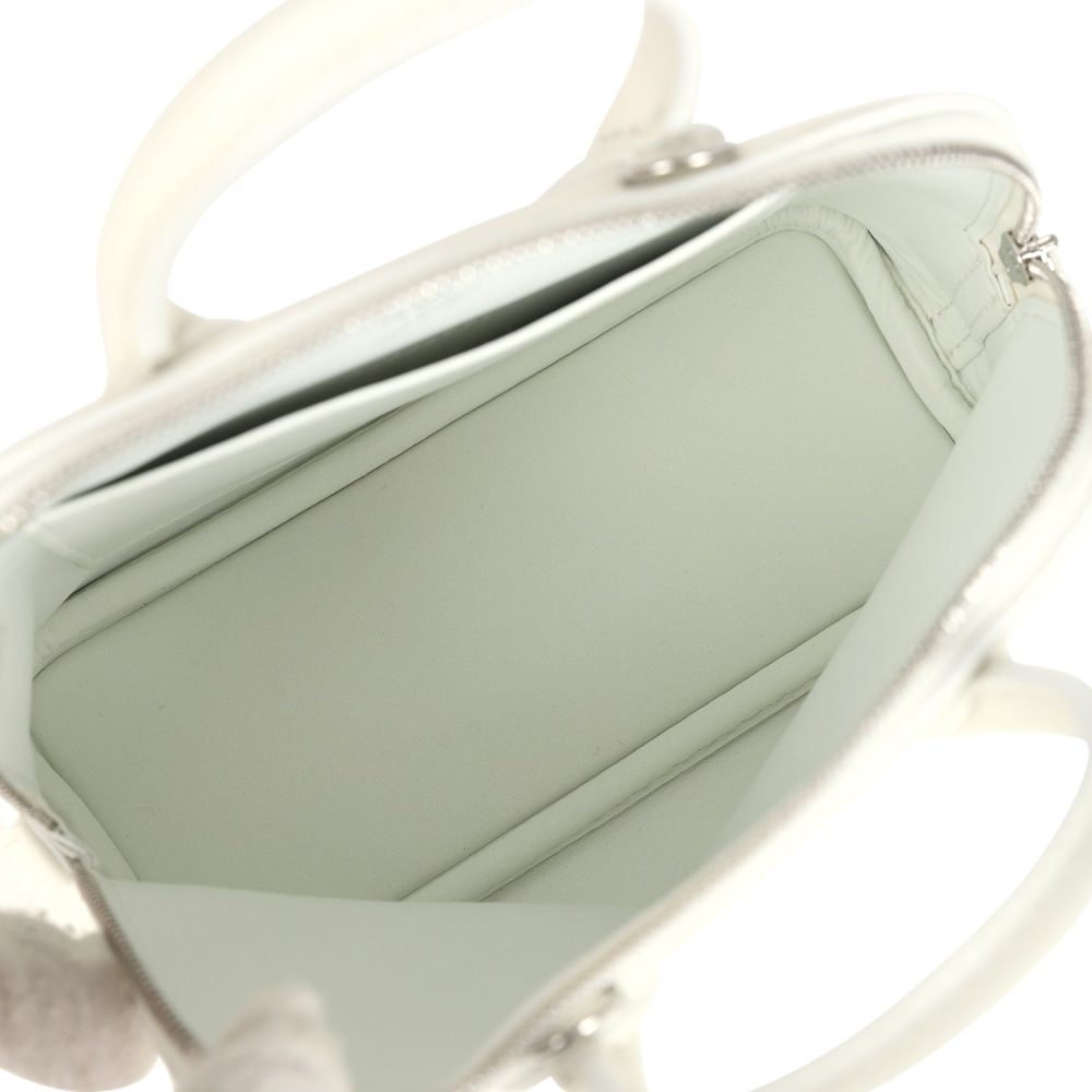 Hermes 1923 Bolide Mini New White Evercolor Palladium Hardware - Image 7