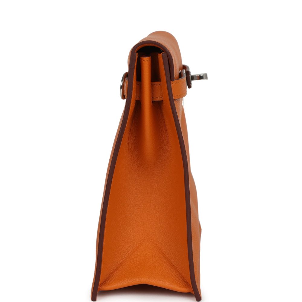 Hermes Kelly Danse Abricot Verso Evercolor Palladium Hardware - Image 3