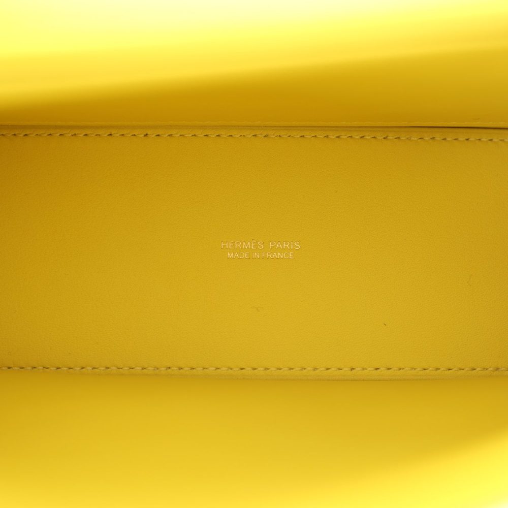 Hermes Kelly Danse Lime Swift Rose Gold Hardware - Image 9