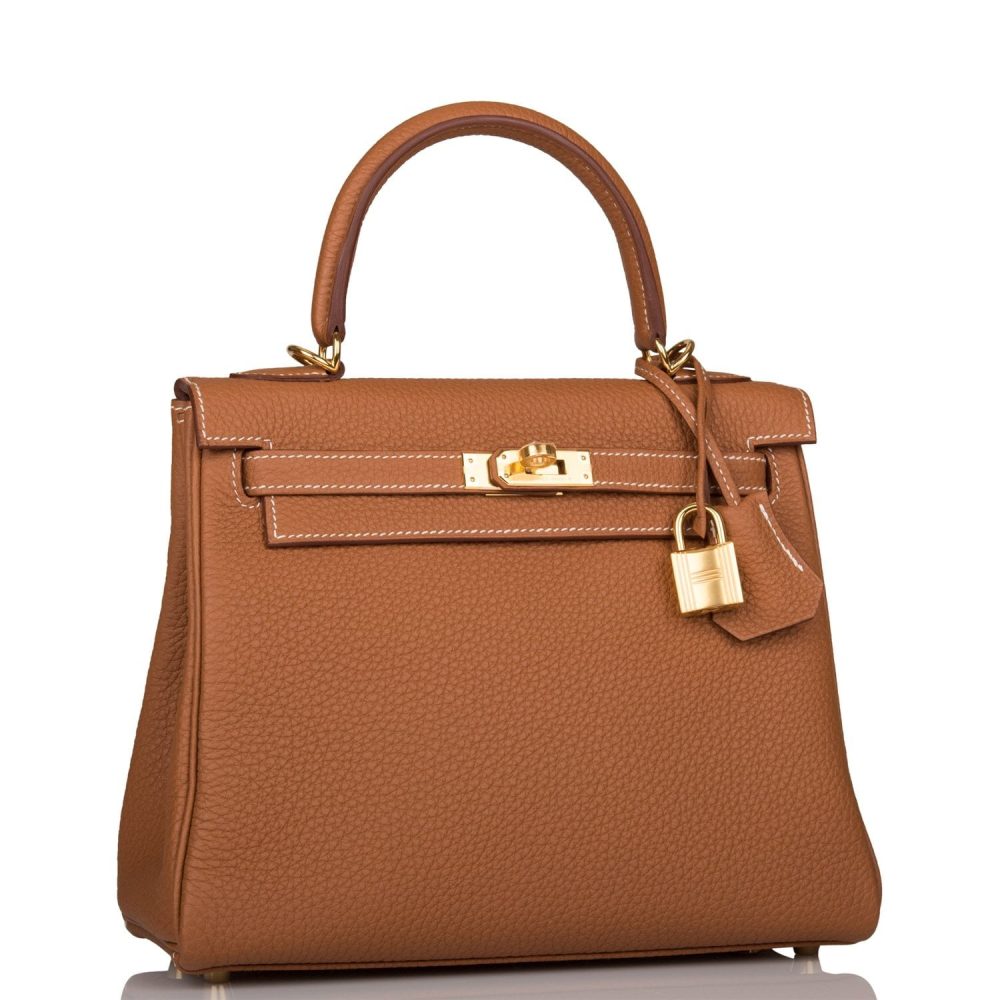 Hermes Kelly Retourne 25 Gold Togo Gold Hardware - Image 2