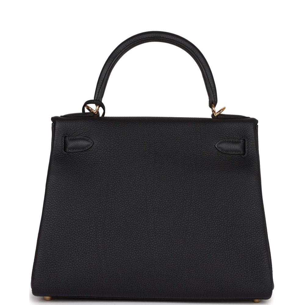 Hermes Kelly Retourne 28 Caban Togo Gold Hardware - Image 4