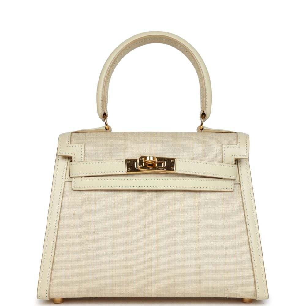 Vintage Hermes Kelly Sellier 20 Parchemin Crinoline and Box Gold Hardware - Image 2