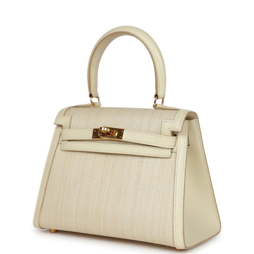 Vintage Hermes Kelly Sellier 20 Parchemin Crinoline and Box Gold Hardware - Image 6