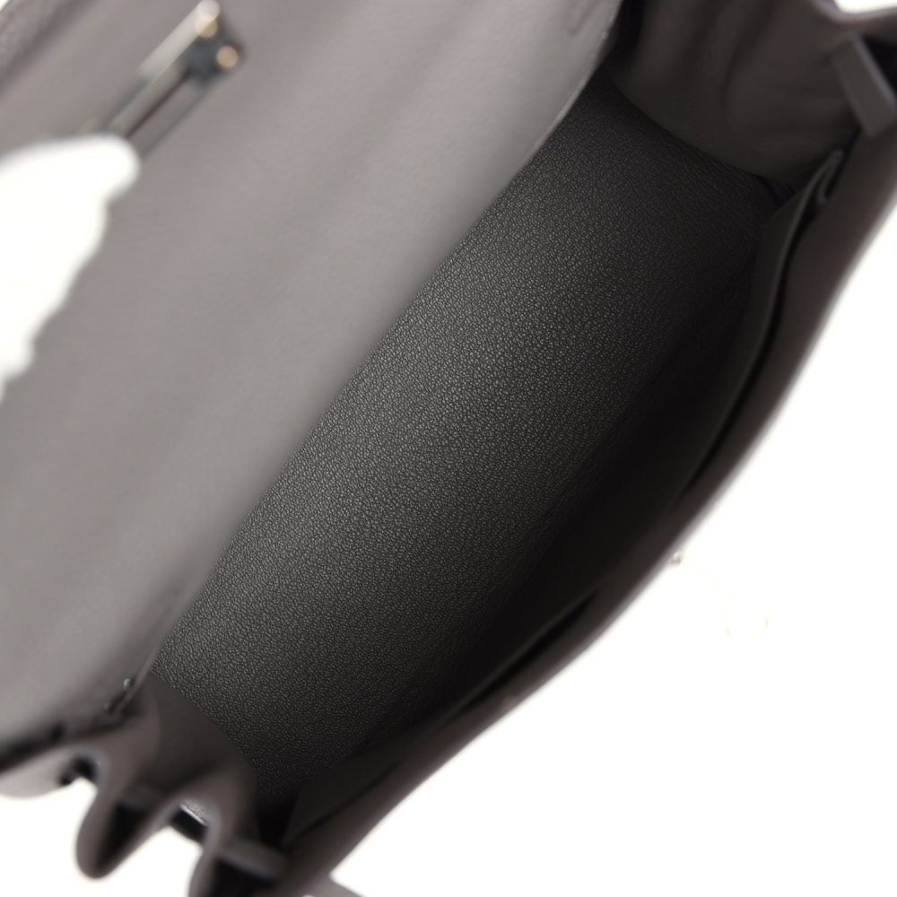 Hermes Kelly Retourne 28 Etain Togo Palladium Hardware - Image 8