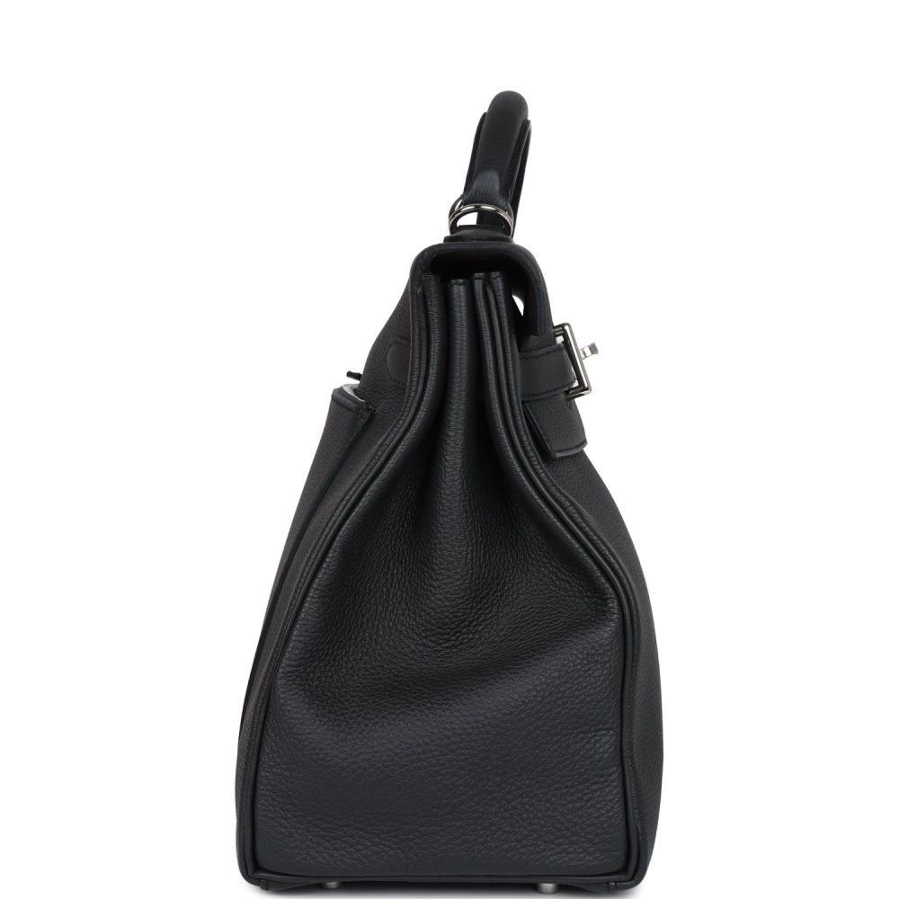 Hermes Kelly 42 Maxi Plomb Togo Palladium Hardware - Image 3