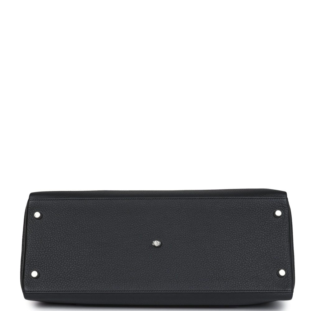 Hermes Kelly 42 Maxi Plomb Togo Palladium Hardware - Image 6
