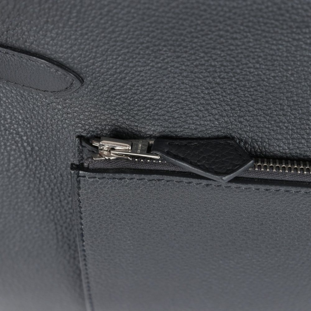 Hermes Kelly 42 Maxi Plomb Togo Palladium Hardware - Image 8