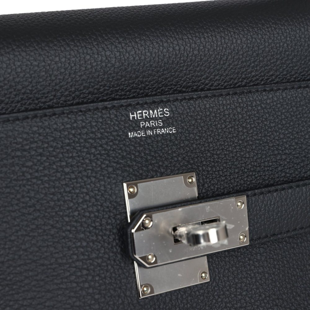 Hermes Kelly 42 Maxi Plomb Togo Palladium Hardware - Image 7