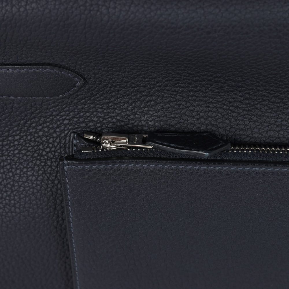 Hermes Kelly 42 Maxi Caban Togo Palladium Hardware - Image 6