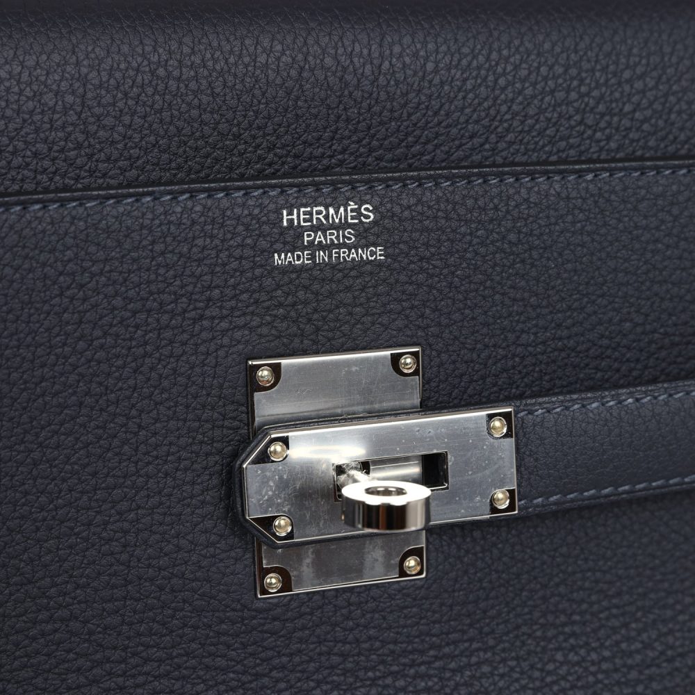 Hermes Kelly 42 Maxi Caban Togo Palladium Hardware - Image 7