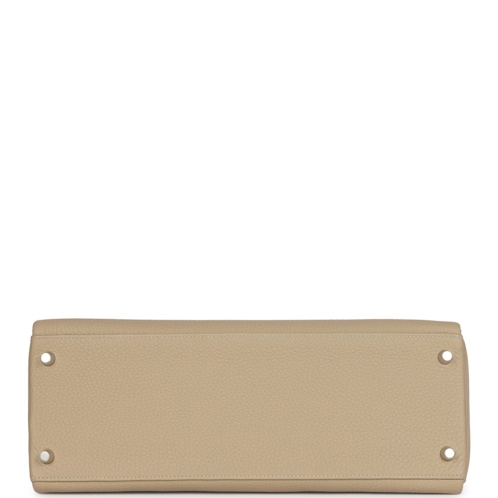Hermes Kelly Retourne 35 Trench Togo Palladium Hardware - Image 6