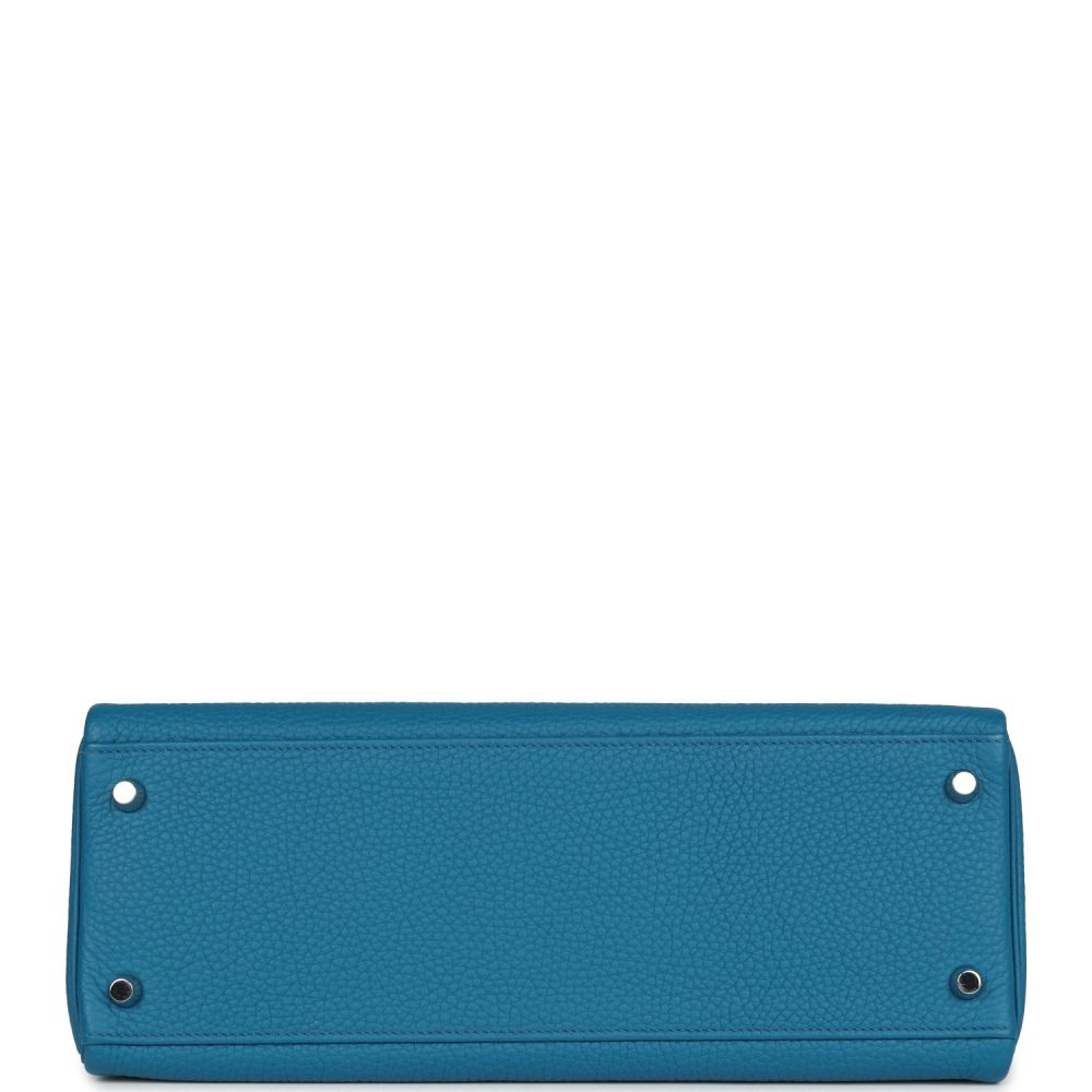 Hermes Kelly Retourne 32 Cobalt Clemence Palladium Hardware - Image 6