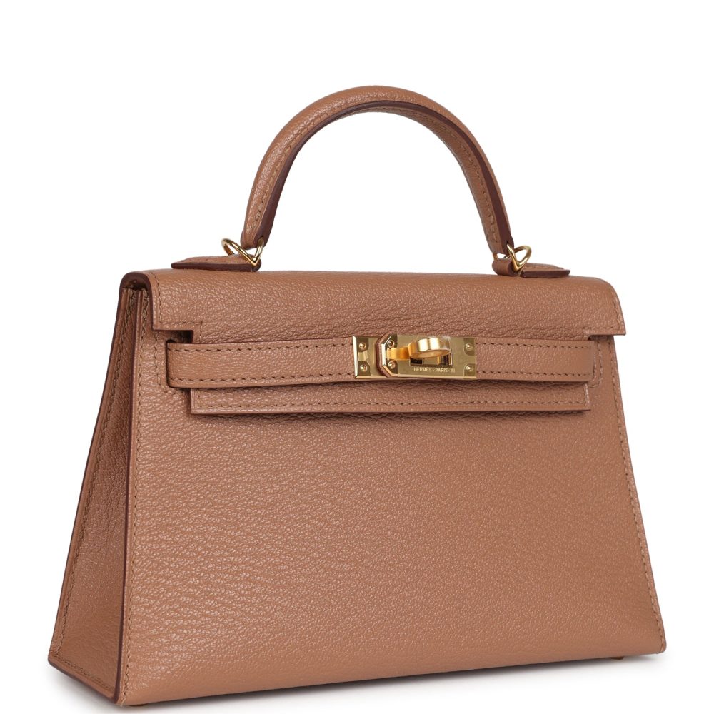 Hermes Kelly Sellier 20 Quebracho Chevre Gold Hardware - Image 2