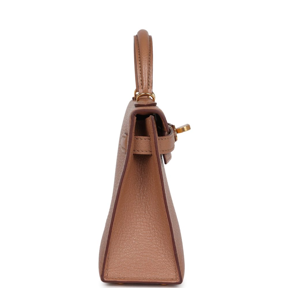 Hermes Kelly Sellier 20 Quebracho Chevre Gold Hardware - Image 3