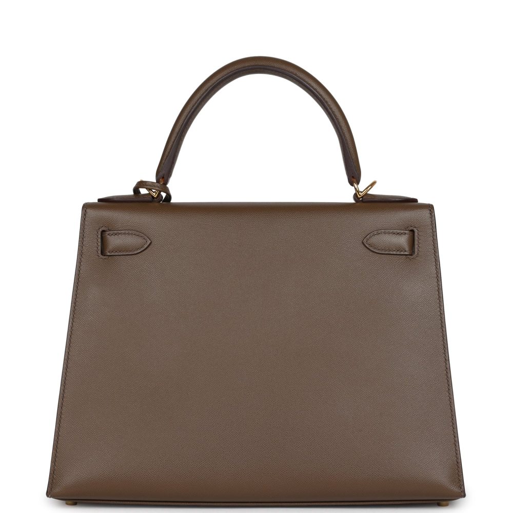 Hermes Kelly Sellier 28 Toundra Madame Gold Hardware - Image 4