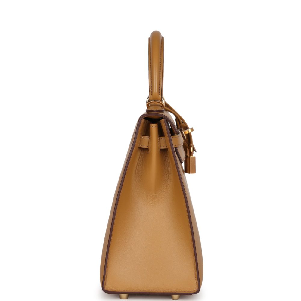 Hermes Kelly Sellier 25 Poussi??re Tadelakt Gold Hardware - Image 3