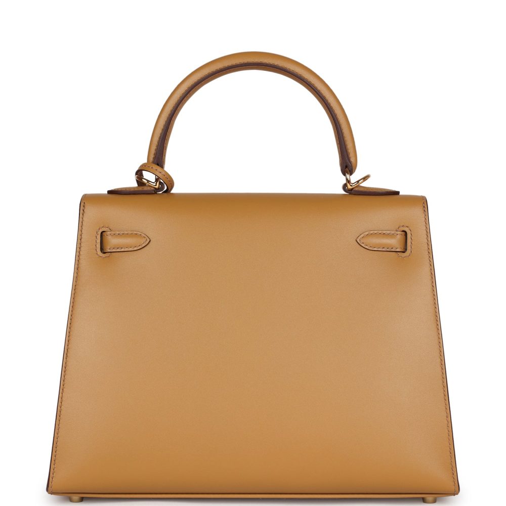 Hermes Kelly Sellier 25 Poussi??re Tadelakt Gold Hardware - Image 4