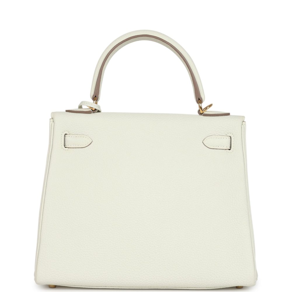 Hermes Kelly Retourne 25 Mushroom Togo Gold Hardware - Image 4