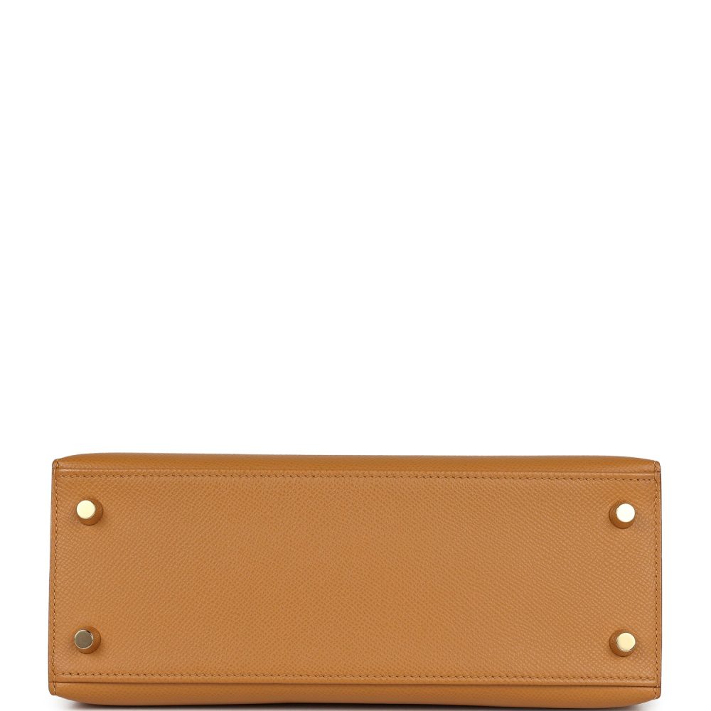 Hermes Kelly Sellier 25 Sesame Epsom Gold Hardware - Image 6