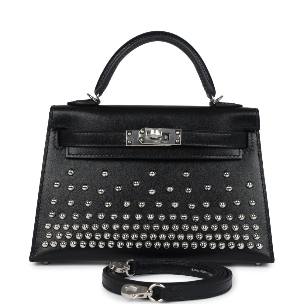 Hermes Kelly Sellier 20 Clout?? Black Box Palladium Hardware
