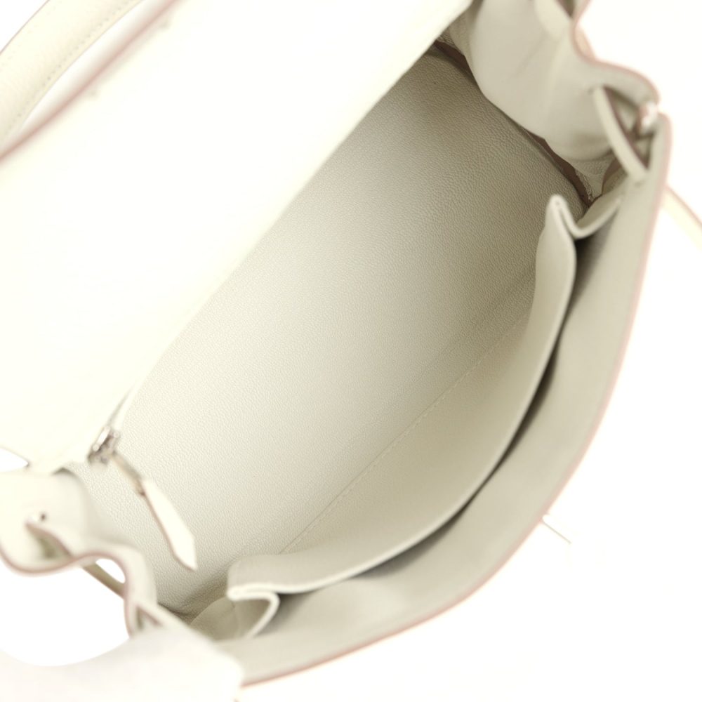 Hermes Kelly Retourne 25 Mushroom Togo Palladium Hardware - Image 8