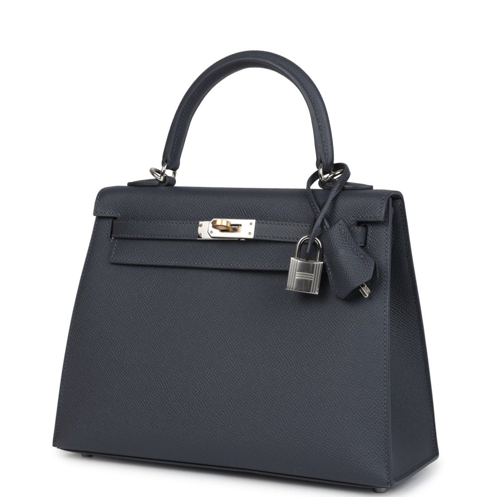 Hermes Kelly Sellier 25 Ardoise Epsom Electrum Hardware - Image 5
