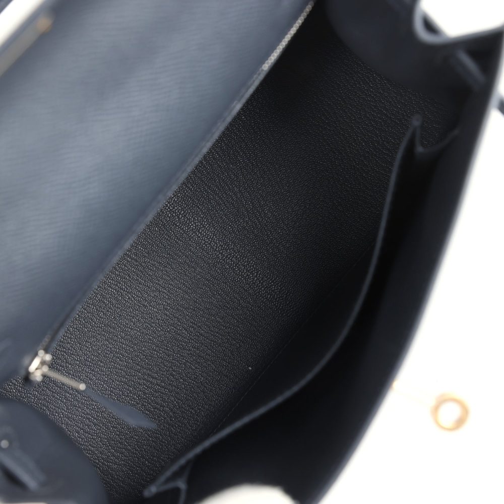 Hermes Kelly Sellier 25 Ardoise Epsom Electrum Hardware - Image 8