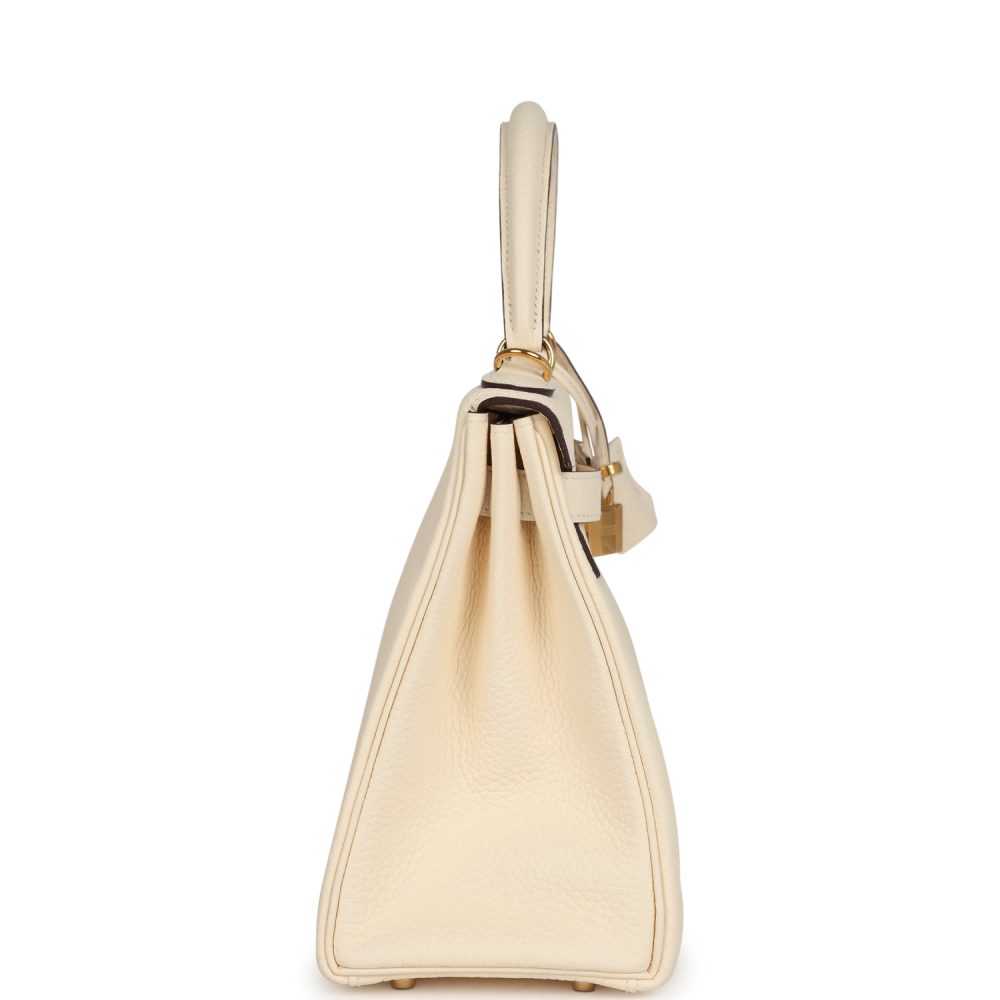 Hermes Kelly Retourne 28 Nata Clemence Gold Hardware - Image 3