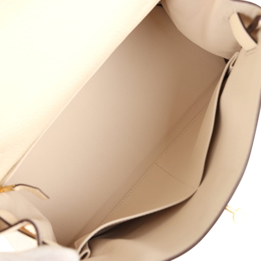 Hermes Kelly Retourne 28 Nata Clemence Gold Hardware - Image 8