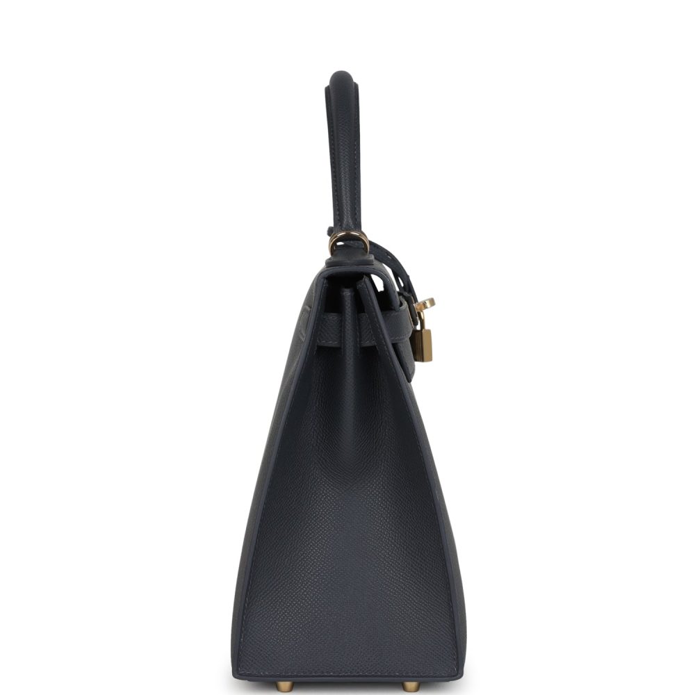 Hermes Kelly Sellier 28 Ardoise Epsom Permabrass Hardware - Image 4