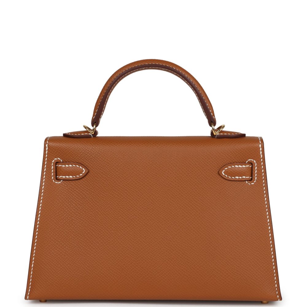 Hermes Kelly Sellier 20 Gold Epsom Gold Hardware - Image 5