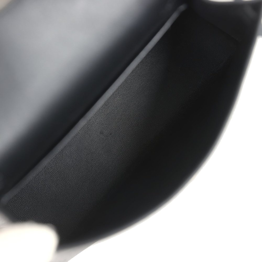 Hermes Kelly Sellier 20 Black Epsom Palladium Hardware - Image 8