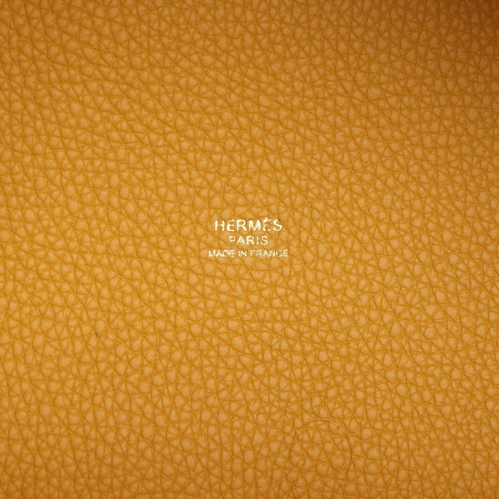 Hermes Picotin Lock 18 Jaune Ambre Clemence Gold Hardware - Image 8