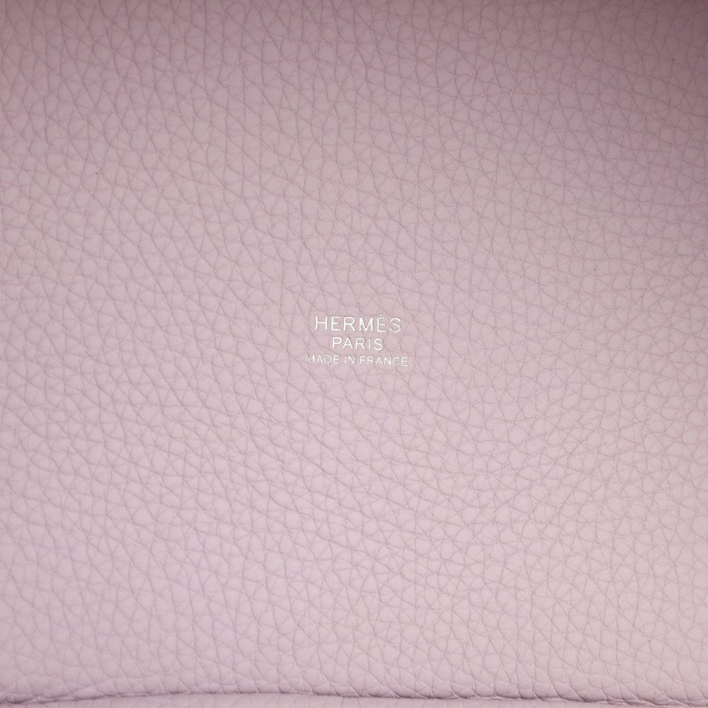 Hermes Picotin Lock 18 Mauve Pale Clemence Palladium Hardware - Image 8